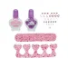 Luna: Set de manichiură Go-Go Glam cu unghii false și lac de unghii, 5 piese imaginea 2