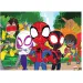 Luna: Spidey 4 în 1 puzzle cu 12-15-20-24 piese