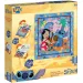 Luna: Stitch Hawaii atmosferă puzzle cu 64 piese, cu ramă, de colorat