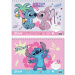 Luna: caiet creativ de schițe de colorat Disney Stitch, cu autocolante și șablon, în mai multe variante