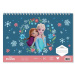 Luna: caiet creativ de schițe pentru colorat "Frozen 2" cu autocolante și șablon