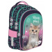MLF Kitty Party ghiozdan/rucsac școlar cu model de pisicuțe, 4 compartimente BPL58 40x29x19 cm