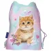 MY Little Friend - Pastel Kitty sac de sport cu model de pisicuță, 43x32cm