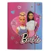 Mapă cu elastic, format A4, cu model Barbie