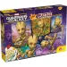 Marvel Groot 2 în 1 puzzle de 250 piese și planșă de colorat 50x35cm - Lisciani
