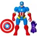Marvel Mix Mashers: Figurină Căpitanul America cu accesorii - Hasbro