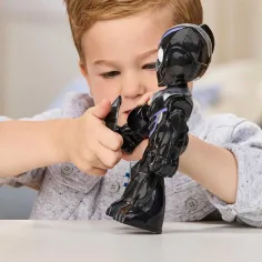Marvel Omul de Fier și prietenii săi minunați - Figurină Pantera Neagră de 23 cm - Hasbro imaginea 4