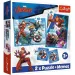 Marvel: Puzzle Avengers și joc de memorie 2 în 1 set - Trefl