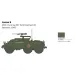 Mașină de model Italeri 1/56 M8/M20