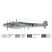 Mașină de model Italeri 1/72 Bf 110 C Zerstörer avion de vânătoare