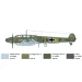 Mașină de model Italeri 1/72 Bf 110 C Zerstörer avion de vânătoare