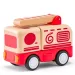 Mașină de pompieri din lemn cu lumini și sunete - Woodyland