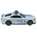 Masini de politie: Masina de politie din metal cu roti libere, disponibila in mai multe variante, 11cm 1buc.