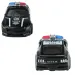 Masini de politie: Masina de politie din metal cu roti libere, disponibila in mai multe variante, 11cm 1buc.