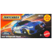 Matchbox: 2025 Ford Mustang de poliție, mașinuță albastră în cutie de carton 1/64 – Mattel