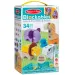 Melissa &amp; Doug: Blockables - Set de joacă din lemn cu animale de safari - Spin Master