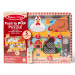 Melissa &amp; Doug Push to Pop Puzzle – Puzzle educativ din lemn „Găini fericite” - Spin Master