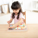 Melissa &amp; Doug Push to Pop Puzzle – Puzzle educativ din lemn „Găini fericite” - Spin Master