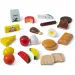 Melissa &amp; Doug: Set de joacă din lemn cu alimente în lăzi - Spin Master