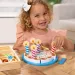 Melissa &amp; Doug: Set de joacă din lemn cu tort aniversar - Spin Master