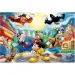 Mickey Mouse - Detectivul 2 în 1 puzzle de 108 piese și carte de colorat 50x35cm - Lisciani