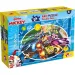 Mickey Mouse 2 în 1 maxi puzzle cu 24 de piese și carte de colorat 70x50cm - Lisciani