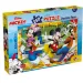 Mickey Mouse puzzle și carte de colorat 2 în 1, 250 de piese, 50x35 cm - Lisciani