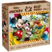 Mickey Mouse și prietenii săi 2 în 1 puzzle Eco de 60 de piese și carte de colorat 70x50 cm - Lisciani