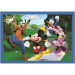 Mickey și prietenii 4 în 1 Supercolor puzzle - Clementoni