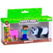 Minecraft 3D Toppeez, seria a 2-a, set de 3 figurine, diverse - 1 buc.