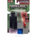 Minecraft: Figurină de joc personaj Enderman cu accesorii - Mattel