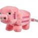 Minecraft: Figurină de pluș porc - Mattel