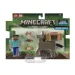 Minecraft: Set figurine Steve și Măgar – Mattel
