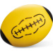Minge de spumă pentru fotbal american/rugby 25 x 18 cm - Mondo Toys