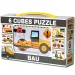 Mini puzzle cu masini 6 bucati - D - Toys