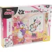 Minnie Mouse 2 în 1 maxi puzzle de 24 piese și carte de colorat 70x50cm - Lisciani
