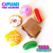 Mushmeez: bunătăți mini DIY moi, squishy, set de 3 bucăți, diverse, 1 buc.