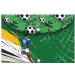 Must-have: mapă cu model de fotbal, cu închidere cu capse, mărime A4.