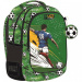 Must: rucsac școlar rotunjit cu model cu mingi de fotbal 32x18x43cm