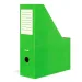 Nebulo: suport vertical pliabil pentru documente, din carton, 80 mm, verde