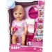 New Born Baby păpușă care face pipi cu accesorii 38 cm - Simba Toys imaginea 1