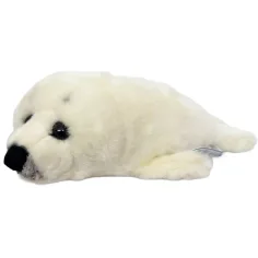 Nicotoy: Pluș bebeluș focă culcată 32 cm - Simba Toys