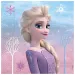 Pachet de 20 de șervețele din hârtie cu două straturi, model Elsa din Frozen 2.