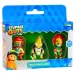 Pachet de 3 mini figurine Stumble Guys, disponibil în mai multe variante, seria 3, 1 bucată