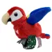 Papagal de pluș interactiv roșu Happy Yappers