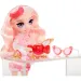 Păpușa de modă Rainbow Crystal Bella cu accesorii DIY