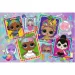 Papusi colorate L.O.L, puzzle cu sclipici de 70 de piese - Trefl