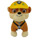 Paw Patrol: Filmul cu dinozauri — figură de pluș de bază Rubble, 17 cm - Spin Master
