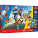 Paw Patrol puzzle UFT de 100 piese cu poster - Trefl