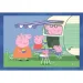 Peppa Pig 4 în 1 Supercolor puzzle - Clementoni imaginea 3
